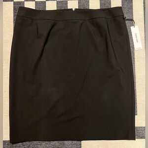 BNWT Plus Size 18W Calvin Klein Black Pencil Skirt
